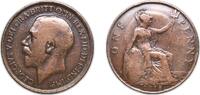 Great Britain 1 Penny Great Britain United Kingdom 1918 1 Penny - George V Bronze (84227300) 9.55g VF KM 810 Sp 4051-3 -