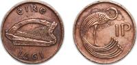Ireland 1 Penny Ireland Republic 1971 1 Penny (non-magnetic) Bronze (100500000) 3.49g XF KM 20 Sp 6709 -