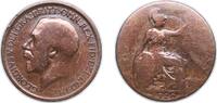 Great Britain ½ Penny Great Britain United Kingdom 1920 ½ Penny - George V (1st portrait) Bronze (35146700) 5.32g F KM 809 Sp 4056 -