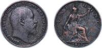 Great Britain 1 Farthing Great Britain United Kingdom 1903 1 Farthing - Edward VII Bronze (5331200) 2.77g VF KM 792 Sp 3992 -