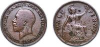 Great Britain ½ Penny Great Britain United Kingdom 1929 ½ Penny - George V (smaller portrait) Bronze (25680000) 5.58g VF KM 837 Sp 4058 -