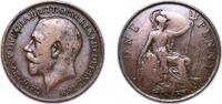 Great Britain 1 Penny Great Britain United Kingdom 1920 1 Penny - George V Bronze (124693400) 8.95g VF KM 810 Sp 4051-3 -