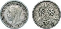 Great Britain 3 Pence Great Britain United Kingdom 1935 3 Pence - George V (4th issue) Silver (.500) (7027600) 1.4g XF KM 831 Sp 4042 -