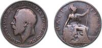 Great Britain ½ Penny Great Britain United Kingdom 1911 ½ Penny - George V (1st portrait) Bronze (12570800) 5.4g F KM 809 Sp 4056 -