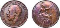 Great Britain 1 Penny Great Britain United Kingdom 1921 1 Penny - George V Bronze (129717600) 9.14g VF KM 810 Sp 4051-3 -