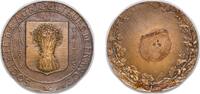 France France Republic ND Medal - Société des agriculteurs de France Bronze 26.87g AU -