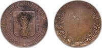 France France Republic ND Medal - Société des agriculteurs de France Bronze 63.94g AU -