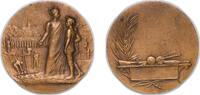 France France Republic ND Medal - Physical education Bronze 28.92g AU -