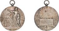 France France Third Republic 1923 Medal - Fédération gymnastique et sportive des patronages de France Silver plated bronze 50.93g XF -