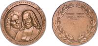 France France Republic ND Medal - Notariat Français Caisse des Dépôts Bronze 123.93g UNC -