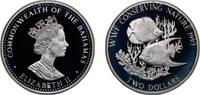 The Bahamas 2 Dollars The Bahamas Commonwealth 1997 2 Dollars (35 years of WWF) Silver (.925) (15000) 23.33g PF KM 198 Schön 176 -
