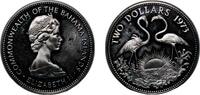 The Bahamas 2 Dollars The Bahamas Commonwealth 1973 FM 2 Dollars - Elizabeth II Silver (.925) The Franklin Mint (50000) 30.19g PF KM 23 Schön 21 -