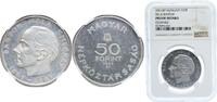 Hungary 50 Forint Hungary People's Republic 1961 BP. 50 Forint (Béla Bartók) Silver (.750) Hungarian mint, Budapest (15000) 20g NGC PROOF KM 561 É -