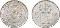Sweden 5 Kronor Sweden Kingdom 1954 TS 5 Kronor - Gustaf VI Adolf Billon (.400 silver) (Copper .500, Nickel .050, Zinc .050) Stockholm Mint (151 -