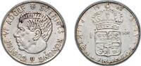 Sweden 1 Krona Sweden Kingdom 1962 U 1 Krona - Gustaf VI Adolf Billon (.400 silver) (Copper .500, Nickel .050, Zinc .050) Stockholm Mint (68385 -