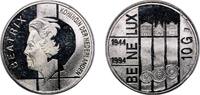 Netherlands 10 Gulden Netherlands Kingdom 1994 10 Gulden - Beatrix (BE-NE-LUX Treaty) Silver (.720) Royal Dutch Mint (2000000) 15.05g PF KM 216 -