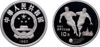 China 10 Yuan China People's Republic of China 1993 10 Yuan (1994 FIFA World Cup, United States) Silver (.925) 27g PF KM 520 Y 418 -