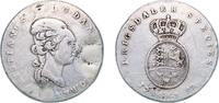 Denmark 1 Speciedaler Denmark 1799 HIAB 1 Speciedaler - Christian VII (Bauert portrait) Silver (.875) 28.44g VF Mount Removed KM 651 Dav EC III 1313 D -