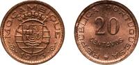 Mozambique 20 Centavos Mozambique Portuguese Overseas Province 1973 20 Centavos Bronze (1798000) 1.81g UNC KM 88 Schön 26 -