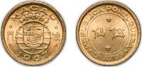 China 5 Avos China Macau Portuguese Overseas Province 1967 5 Avos Nickel brass (5000000) 2.62g UNC KM 1a Gomes M2.01 Schön 1a -