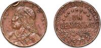 Panama 1 Centesimo Panama Republic 1977 1 Centésimo (Bronze/Brass) Bronze United States Mint (10000000) 3.11g VF KM 22 Schön 22 -
