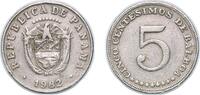 Panama 5 Centesimos Panama Republic 1982 5 Centésimos Copper-nickel (75% Copper, 25% Nickel) Philadelphia Mint (8000000) 5g XF KM 23 Schön 23 -