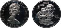 1 Crown 1980 Gibraltar Gibraltar British Overseas Territory 1980 1 Crown - Elizabeth II (Admiral Lord Nelson; Silver Proof) Silver (.925) (15000)...