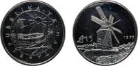 Malta 5 Pounds Malta Republic 1977 5 Lira (Xarolla Windmill) Silver (.925) (15000) 28.63g BU KM 47 -