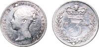 Great Britain 3 Pence Great Britain United Kingdom 1860 3 Pence - Victoria (1st portrait; incl. Maundy and Colonial) Silver (.925) (3405600) 1.4g XF H -