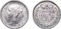 Great Britain 3 Pence Great Britain United Kingdom 1886 3 Pence - Victoria (1st portrait; incl. Maundy and Colonial) Silver (.925) (6152600) 1.4g AU K -