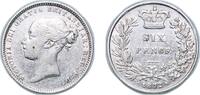 Great Britain 6 Pence Great Britain 1872 6 Pence - Victoria (1st portrait; 2nd type) Silver (.925) Royal Mint (Tower Hill) (3382000) 2.8g XF KM 751 Sp -