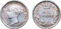 Great Britain 6 Pence Great Britain 1886 6 Pence - Victoria (1st portrait; 3rd type) Silver (.925) Royal Mint (Tower Hill) (2728200) 2.8g AU KM 757 Sp -