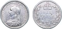 Great Britain 6 Pence Great Britain 1889 6 Pence - Victoria (2nd portrait; 2nd reverse) Silver (.925) Royal Mint (Tower Hill) (8738900) 2.8g VF KM 760 -