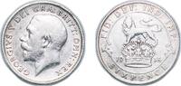 Great Britain 6 Pence Great Britain 1918 6 Pence - George V (1st coinage) Silver (.925) Royal Mint (Tower Hill) (27558700) 2.8g VF KM 815 Sp 4014 -