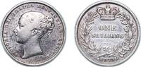 Great Britain 1 Shilling Great Britain 1860 1 Shilling - Victoria (1st portrait; 'Young Head') Silver (.925) Royal Mint (Tower Hill) (1671100) 5.6g XF KM -