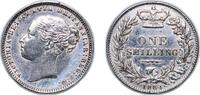 Great Britain 1 Shilling Great Britain Kingdom 1881 1 Shilling - Victoria (1st portrait; 'Young Head') Silver (.925) Royal Mint (Tower Hill) (5255300) 5. -