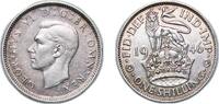 Great Britain 1 Shilling Great Britain 1946 1 Shilling - George VI (English crest; with 'IND:IMP') Silver (.500) (18663700) 5.7g XF KM 853 Sp 4082 -