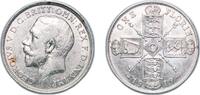 Great Britain 1 Florin Great Britain 1919 1 Florin - George V (1st issue) Silver (.925) (9469200) 11.3g AU KM 817 Sp 4012 -