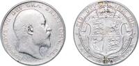 Great Britain ½ Crown Great Britain Kingdom 1909 ½ Crown - Edward VII Silver (.925) (3051500) 14g VF KM 802 Sp 3980 -