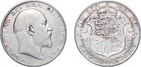 Great Britain ½ Crown Great Britain Kingdom 1908 ½ Crown - Edward VII Silver (.925) (1758800) 14g VF KM 802 Sp 3980 -