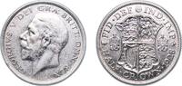 Great Britain ½ Crown Great Britain Kingdom 1928 ½ Crown - George V (4th type) Silver (.500) (18762700) 14.2g XF KM 835 Sp 4037 -