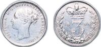 Great Britain 3 Pence Great Britain Kingdom 1886 3 Pence - Victoria (1st portrait; incl. Maundy and Colonial) Silver (.925) (6152600) 1.4g XF KM 730 S -
