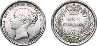 Great Britain 1 Shilling Great Britain Kingdom 1846 1 Shilling - Victoria (1st portrait; 'Young Head') Silver (.925) (4031200) 5.7g UNC KM 734 Sp 3902-7 -