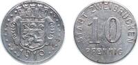 Germany 10 Pfennigs Germany City of Zweibrücken 1919 10 Pfennig - Zweibrücken Iron Nuremberg Mint 2.41g XF Funck 630.2 Men05 28182.3 Men18 35439.3 -