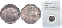 Great Britain 6 Pence Great Britain United Kingdom 1883 6 Pence - Victoria (1st portrait; 3rd type) Silver (.925) (4986500) 2.83g NGC MS 63 KM 757 Sp -