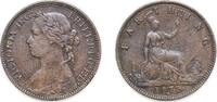 Great Britain 1 Farthing Great Britain United Kingdom 1875 H 1 Farthing - Victoria (2nd portrait; 2nd type) Bronze (6092800) 2.8g XF KM 753 Sp 3958/9 -