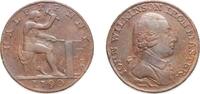 Great Britain ½ Penny Great Britain United Kingdom 1790 ½ Penny (Warwickshire - Wilkinson / Vulcan) Copper 12.55g XF DH 424-431 Atkins 284-288 Atkins -