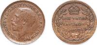 Malta ⅓ Farthing Malta Republic 1913 ⅓ Farthing - George V Bronze Royal Mint (Tower Hill) (288000) 0.92g AU KM 823 Sp 4062 -