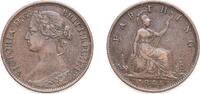 Great Britain 1 Farthing Great Britain United Kingdom 1864 1 Farthing - Victoria (2nd portrait; 1st type) Bronze Royal Mint (Tower Hill) (2508800) 2.83g -