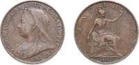 Great Britain 1 Farthing Great Britain United Kingdom 1895 1 Farthing - Victoria (4th portrait) Bronze Royal Mint (Tower Hill) (2852850) 2.79g VF KM 788 -